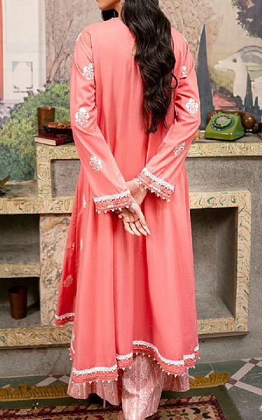 So Kamal Coral Khaddar Suit (2 Pcs) | Pakistani Winter Dresses in USA- Image 2