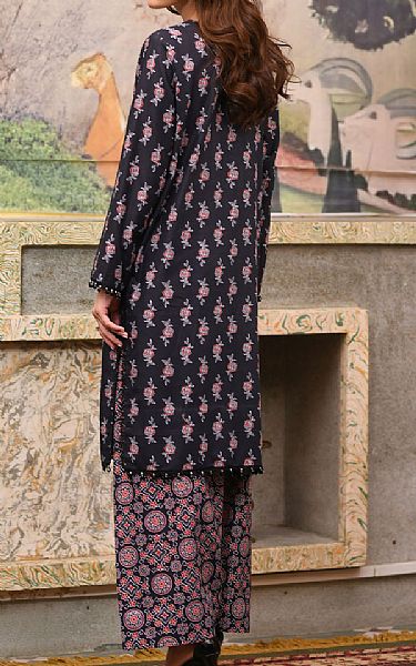 So Kamal Black Khaddar Suit (2 Pcs) | Pakistani Winter Dresses in USA- Image 2