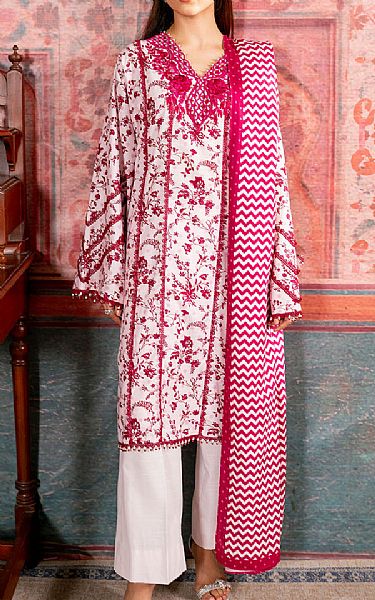 So Kamal Off-white Khaddar Suit (2 Pcs) | Pakistani Winter Dresses in USA- Image 1