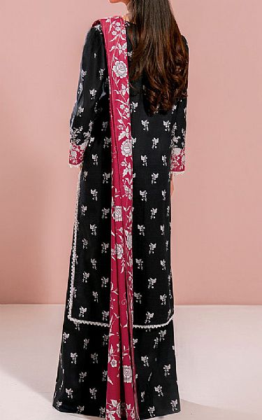 So Kamal Black Khaddar Suit | Pakistani Winter Dresses in USA- Image 2