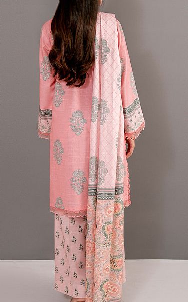 So Kamal Grey/Pink Khaddar Suit | Pakistani Winter Dresses in USA- Image 2
