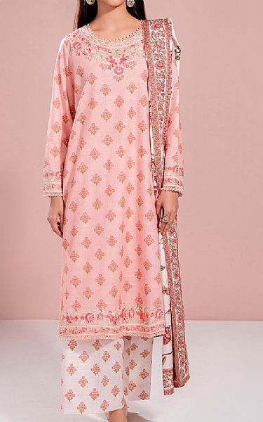 So Kamal Rose Pink Khaddar Suit | Pakistani Winter Dresses in USA- Image 1