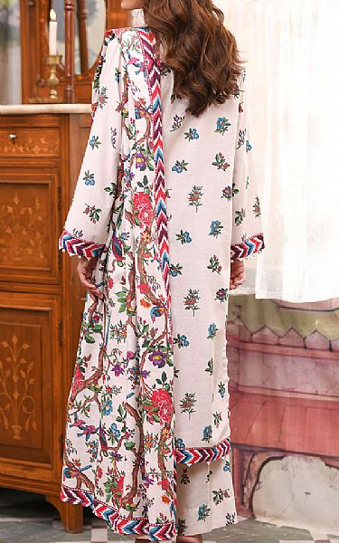 So Kamal White Khaddar Suit | Pakistani Winter Dresses in USA- Image 2