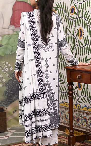So Kamal Off-white Khaddar Suit | Pakistani Winter Dresses in USA- Image 2