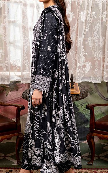 So Kamal Black Khaddar Suit | Pakistani Winter Dresses in USA- Image 2