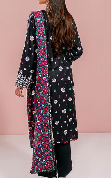 So Kamal Black Khaddar Suit | Pakistani Winter Dresses in USA- Image 2