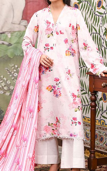So Kamal Baby Pink Khaddar Suit | Pakistani Winter Dresses in USA- Image 1