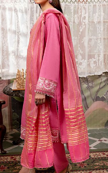 So Kamal Pink Khaddar Suit | Pakistani Winter Dresses in USA- Image 2