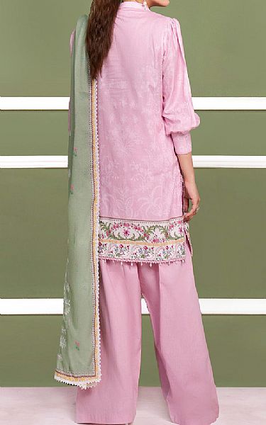 So Kamal Pastel Pink Cambric Suit | Pakistani Lawn Dress in USA- Image 2