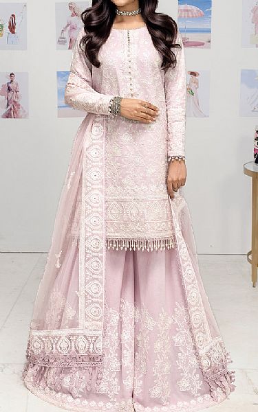So Kamal Oyster Pink/Off White Lawn Suit | Pakistani Lawn Dress in USA- Image 1