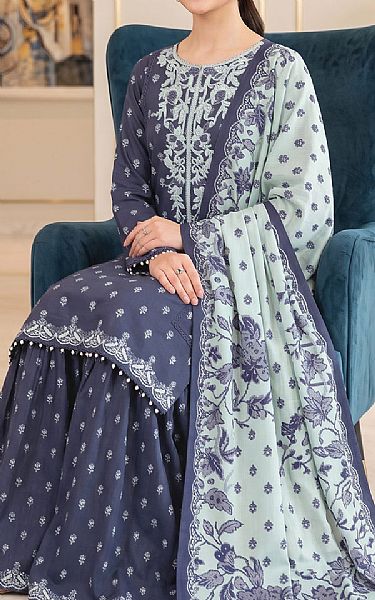 So Kamal Pickled Bluewood Lawn Suit | Pakistani Lawn Dress in USA- Image 2