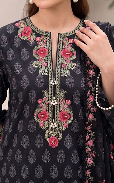 So Kamal Black Lawn Suit | Pakistani Lawn Dress in USA- Image 2