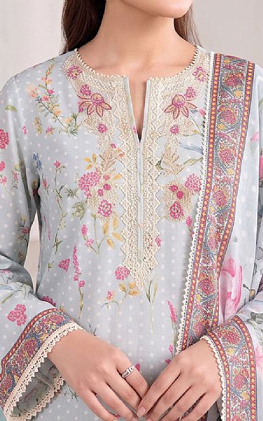 So Kamal Pale Aqua Lawn Suit | Pakistani Lawn Dress in USA- Image 2