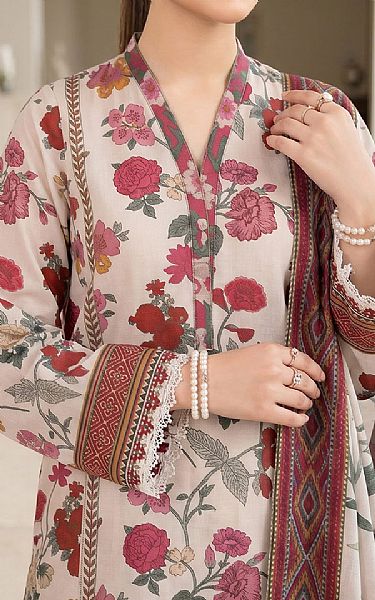 So Kamal Off White Lawn Suit | Pakistani Lawn Dress in USA- Image 2