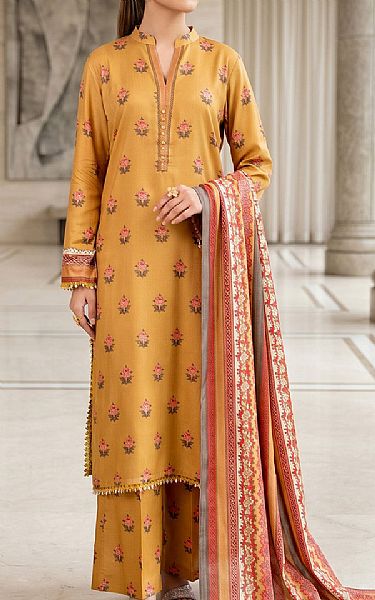 So Kamal Pastel Orange Lawn Suit | Pakistani Lawn Dress in USA- Image 1