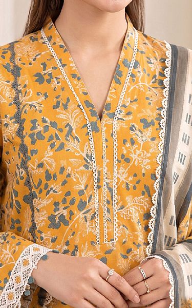 So Kamal Orange Lawn Suit | Pakistani Lawn Dress in USA- Image 2