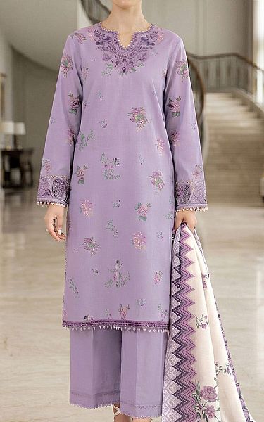 So Kamal Pastel Purple Lawn Suit | Pakistani Lawn Dress in USA- Image 1