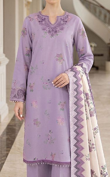 So Kamal Pastel Purple Lawn Suit | Pakistani Lawn Dress in USA- Image 2