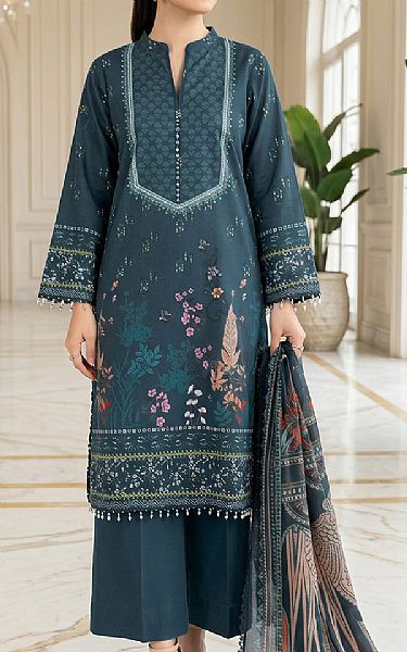 So Kamal Pickled Bluewood Lawn Suit | Pakistani Lawn Dress in USA- Image 1