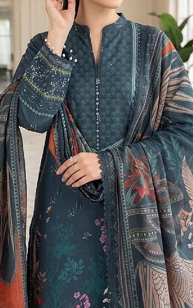So Kamal Pickled Bluewood Lawn Suit | Pakistani Lawn Dress in USA- Image 2