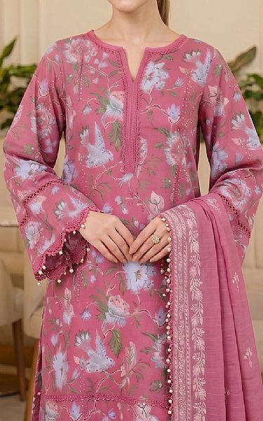 So Kamal Pink Lawn Suit | Pakistani Lawn Dress in USA- Image 2