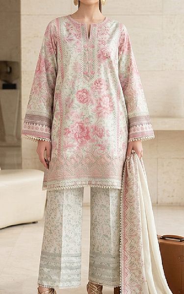 So Kamal Off White Lawn Suit | Pakistani Lawn Dress in USA- Image 1