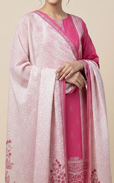 So Kamal Pink Lawn Suit (2 pcs) | Pakistani Lawn Dress in USA- Image 2