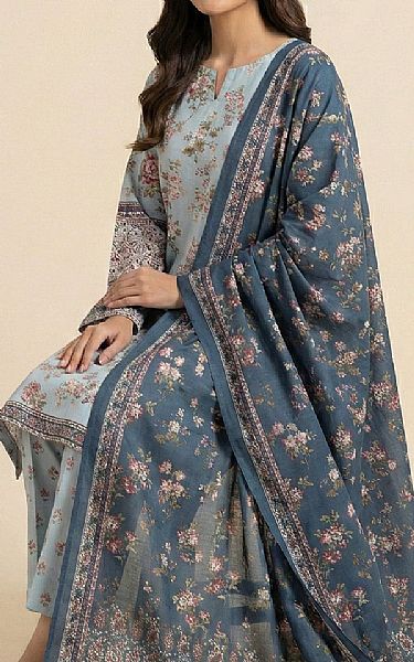So Kamal Light Blue Lawn Suit | Pakistani Lawn Dress in USA- Image 2