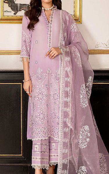 So Kamal Lilac Grip Suit | Pakistani Embroidered Chiffon Dresses USA- Image 1