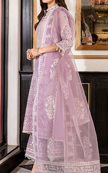 So Kamal Lilac Grip Suit | Pakistani Embroidered Chiffon Dresses USA- Image 2