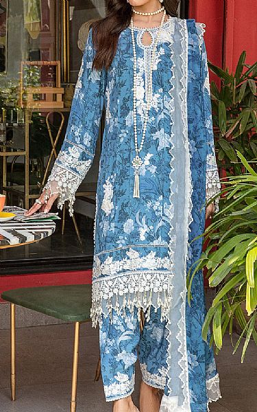 So Kamal Hippie Grip Suit | Pakistani Embroidered Chiffon Dresses USA- Image 2