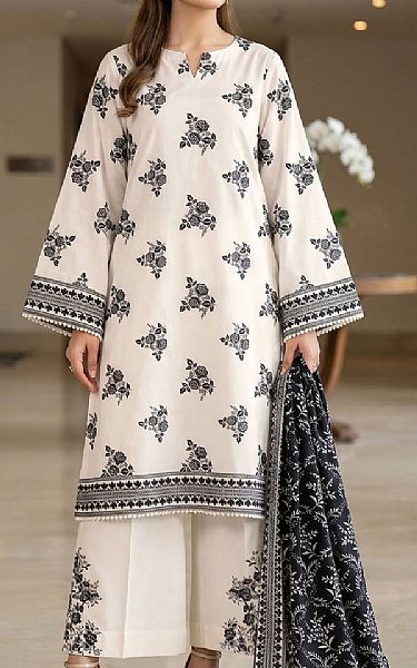 So Kamal White Lawn Suit | Pakistani Lawn Dress in USA- Image 1