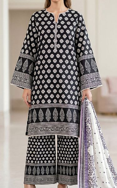 So Kamal Black Lawn Suit | Pakistani Lawn Dress in USA- Image 1