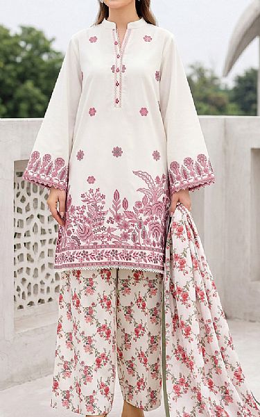 So Kamal Off White Lawn Suit | Pakistani Lawn Dress in USA- Image 1