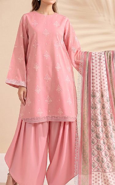 So Kamal Pink Lawn Suit (2 pcs) | Pakistani Lawn Dress in USA- Image 1