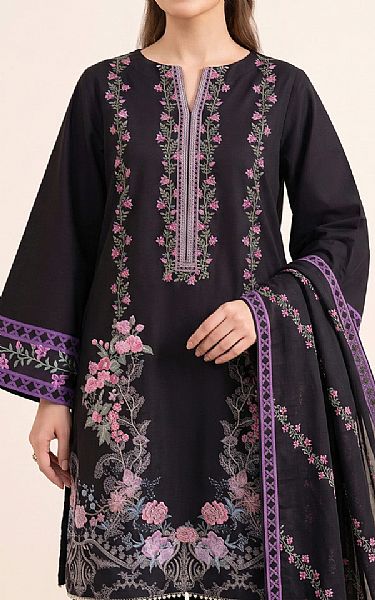 So Kamal Black Lawn Suit (2 pcs) | Pakistani Lawn Dress in USA- Image 2