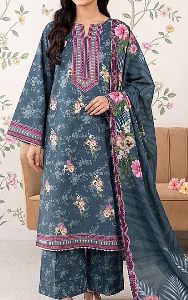 So Kamal Pickled Bluewood Lawn Suit | Pakistani Lawn Dress in USA- Image 1