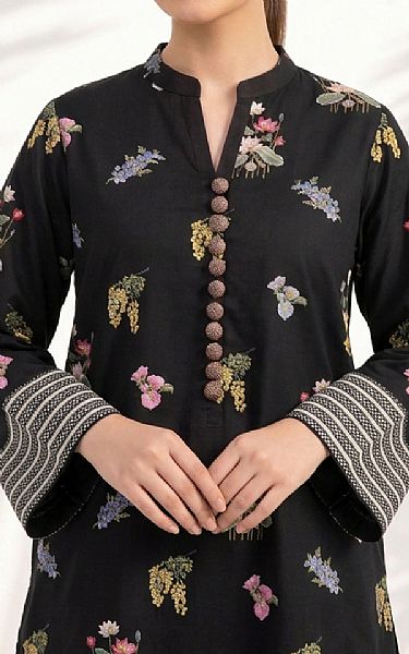 So Kamal Black Lawn Suit (2 pcs) | Pakistani Lawn Dress in USA- Image 2