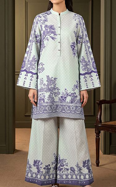So Kamal Light Grey Lawn Suit (2 pcs) | Pakistani Lawn Dress in USA- Image 1