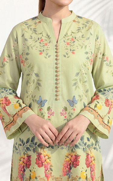 So Kamal Green Mist Lawn Suit (2 pcs) | Pakistani Lawn Dress in USA- Image 2