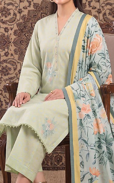 So Kamal Sand/Pale Blue Lawn Suit | Pakistani Lawn Dress in USA- Image 2