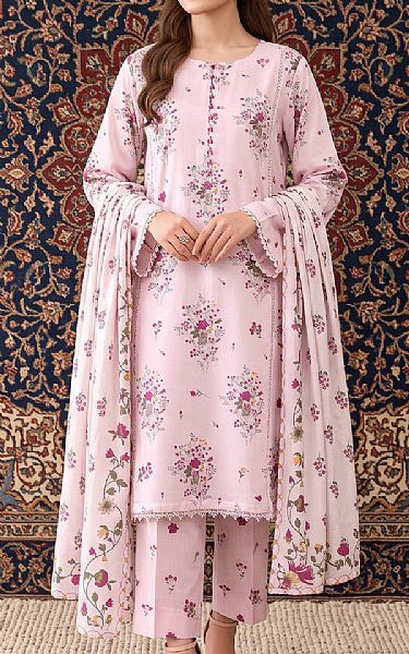 So Kamal Pale Pink Lawn Suit | Pakistani Lawn Dress in USA- Image 1