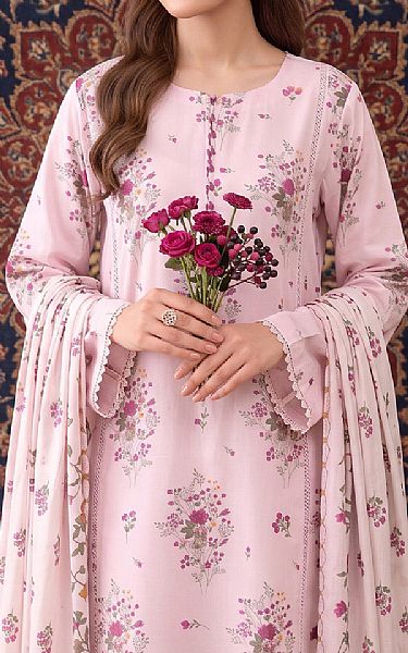 So Kamal Pale Pink Lawn Suit | Pakistani Lawn Dress in USA- Image 2