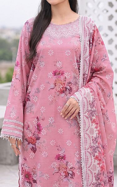 So Kamal Cadillac Pink Lawn Suit | Pakistani Lawn Dress in USA- Image 2