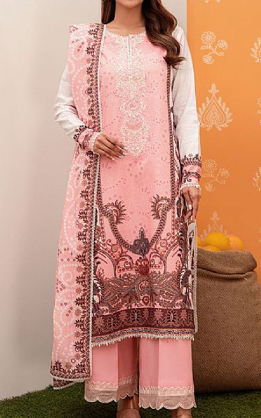 So Kamal Pink Rose Lawn Suit | Pakistani Lawn Suits- Image 1