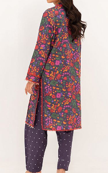 So Kamal Purple Taupe Lawn Suit (2 pcs) | Pakistani Lawn Suits- Image 2