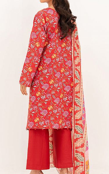 So Kamal Red Lawn Suit | Pakistani Lawn Suits- Image 2