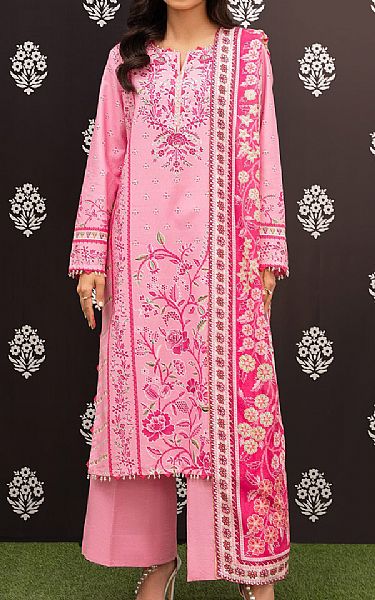 So Kamal Pink Lawn Suit | Pakistani Lawn Suits- Image 1