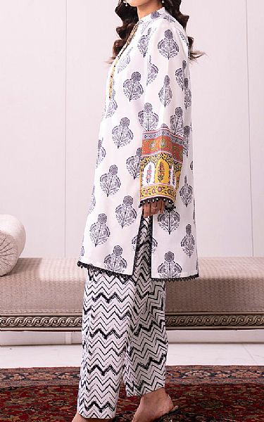 So Kamal Off White Lawn Suit (2 pcs) | Pakistani Lawn Dress in USA- Image 2