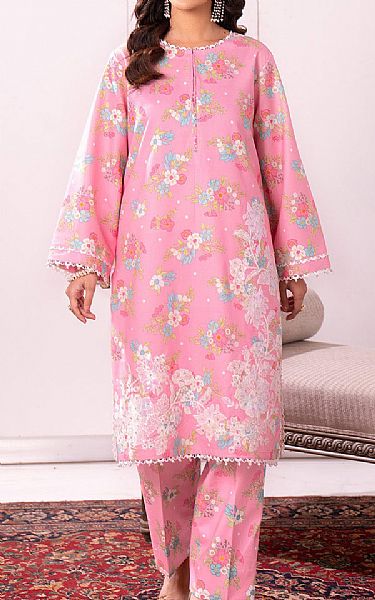 So Kamal Pink Lawn Suit (2 pcs) | Pakistani Lawn Dress in USA- Image 1